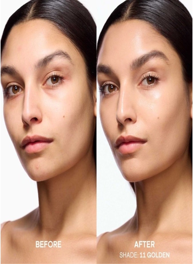 باتريك تا كريم أساس باتريك تا ميجور سكين هيدرا-لوكس لومينوس 30 مل - 11 لون ذهبي طبيعي متوهج، مكياج مثالي للبشرة - Image 2